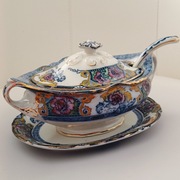 UNIKAT**zabytkowa teryna waza DAVENPORT XIX w.