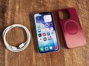 Telefon iPhone 13 128GB Różowy - 91% Baterii Pudełko Etui Kabel Oryginał!