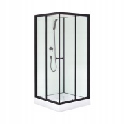 KABINA WOLNOSTOJĄCA + BRODZIK, KWADRATOWA 80X80