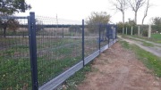 Ogrodzenie panelowe z montażem fi4 mm 153 cm