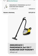 ODKURZACZ I PAROWNICA 2w1 SV 7 KARCHER MOP PAROWY