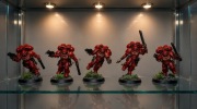 Warhammer 40K Space Marines  Blood Angels Assault Intercessors (Jump Pack) 