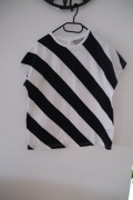 t-shirt COS w paski r. S biało-granatowa
