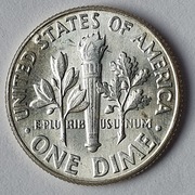 10  centów  Roosevelt  1964  USA,  UNC