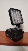 Lampa robocza LED 48W halogen do Nac 18V  B18 halogen 