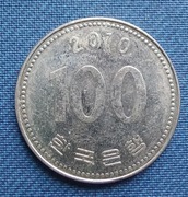 Moneta Korea Południowa 100 wonów 2010