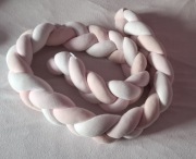 Warkocz do łóżeczka 200cm welur SPARROW