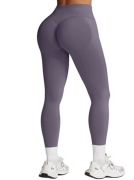 Bezszwowe spodnie damskie do jogi z wysoką talią fitness