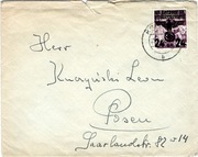 GG, koperta, całość ze znaczkiem Fi 22, Stempel Krakau 2b, 25.06.1940 r.