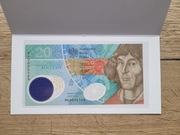 20 zł Mikołaj Kopernik banknot kolekcjonerski  + folder UNC