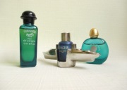 3 miniatury perfum: Hermes, Patou, Leonard