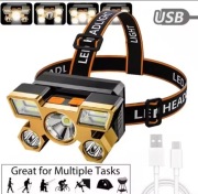 Latarka czołowa potężna.