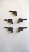 5 Sztuk pistoletów Mauser C96 WW2 kompatybilne z Lego, Cobi