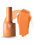 Lakier Hybrydowy do paznokci 10 ml UV/LED Intensywny Pomarańczowy Koral
