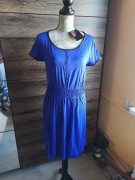 Letnia sukienka z krótkim rękawem Even&Odd L navy