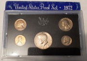 1972 - Zestaw menniczy proof USA: 5 monet