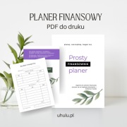 Planer finansowy A5 niedatowany miesięczny 32 strony pdf do druku 2026
