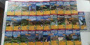 Mapy laminowane, Sudety, Tatry, Beskidy, Mazury. 