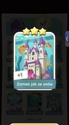 Monopoly Go Zamek jak ze snów karta naklejka set 7 3*