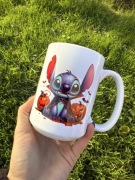 Kubek biały 450 ml Stitch Halloween