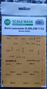 Maski do Avro Lancaster B Mk.I/III, Border Model, ArtScaleM32054,skala 1/32