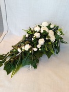 Stroik na Grób Kompozycja Nagrobna Wiązanka Róża biała