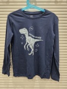 Bluzka koszulka z długimi rekawami dinozaur Sinsay rozmiar 128