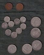 Szwecja duży zestaw Karol XVI Gustaw różne nominały 1977-1989 różne stany