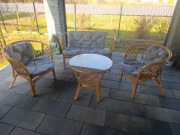 Zestaw ogrodowy 100 % wiklina