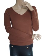 Piękny, delikatny sweterek z wiskozy jesień zima M-XL