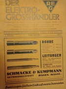 Hurtownik Elektryczny Rzeszy 1936 r 