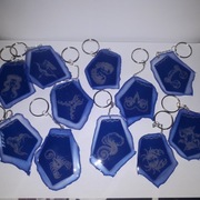 Bryloczki do kluczy z żywicy epoxydowej