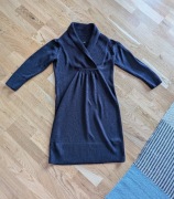Granatowa sukienka H&M r. S
