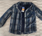 NOWA Koszula - kurtka overshirt chłopięca w kratkę 110/116, 4-6 lat.