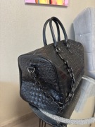 torba podróżna Black Duffle Bag Y2k Sport Travel Gym Saga