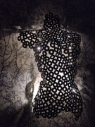 Rzeźba metalow ozdoba