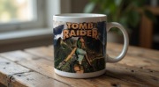Tomb Raider 1 gra retro prezent dla gracza geeka kubek ceramiczny gadzet