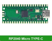 Mikrokontroler Raspberry Pi Pico RP2040, USB-C