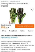 Granberg Rękawice Ochronne Hi-Viz