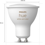 Żarówka Philips HUE White and Color GU10 400 lm. 4,2W