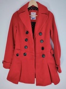 Czerwony płaszcz damski typu bosmanka z kieszeniami Reserved (S)