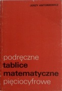 Podręczne TABLICE MATEMATYCZNE - J. Antoniewicz
