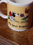 Piekny Kubek  porcelanowy ceramiczny?My best friend używany 