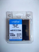 Pamięć RAM do laptopa Crucial DDR5 SODIMM 64GB 5600 Dual Channel (32GB x2)