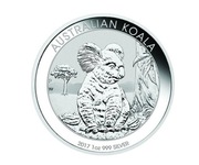 Koala Australijski 1 uncja srebra 2017 