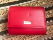 Torebka damska czerwona kopertówka Laura Biaggi