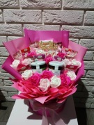 Bukiet ze słodyczy i miodów Box prezentowy