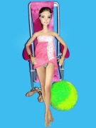 Lalka Barbie - Sukienka frotte