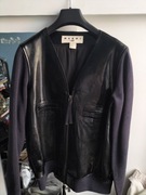 Skórzana kurtka lakierowana marni for hm 