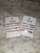 Zestaw spinek wsuwki ozdobne 8 szt